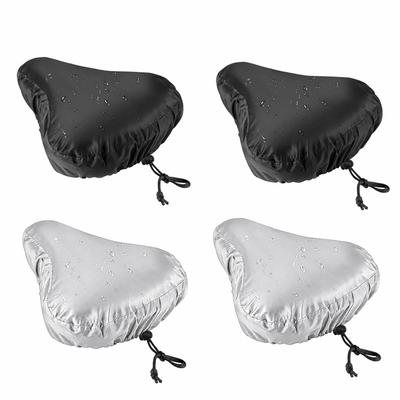 4PCS avec Cordon de Serrage Housse de Selle de Vélo Housse de Selle de Vélo Anti-Pluie Protection pour Vélo de Montagne