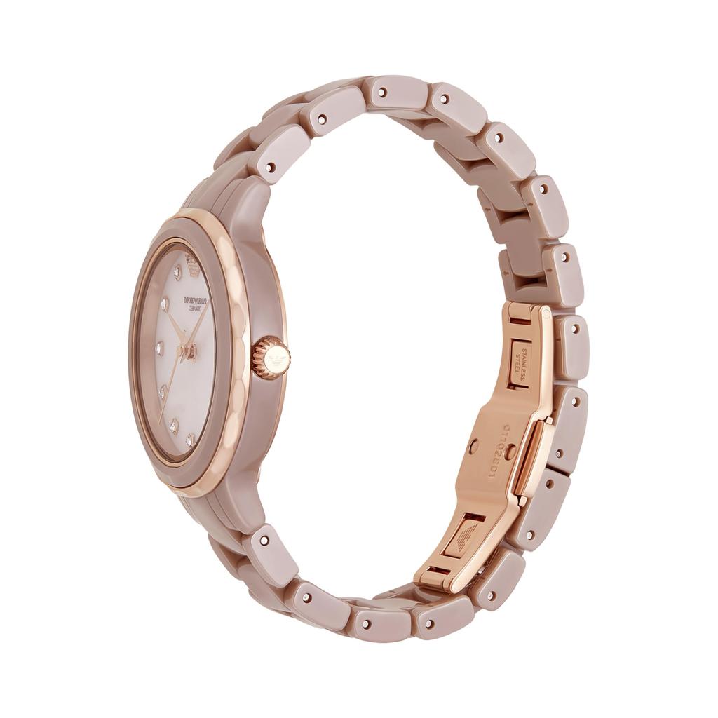 Emporio Armani AR70018 Beige Watch Women's