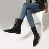 Women's flat-bottomed short boots spring and autumn large size European and American style woven casual short boots