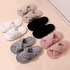 Plush Cotton Slippers: Cozy Indoor Footwear for Women & Men - High-End Fur for Autumn & Winter
