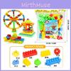 Plastic Diy Childrens Building Blocks Assembly Interlocking Education Early