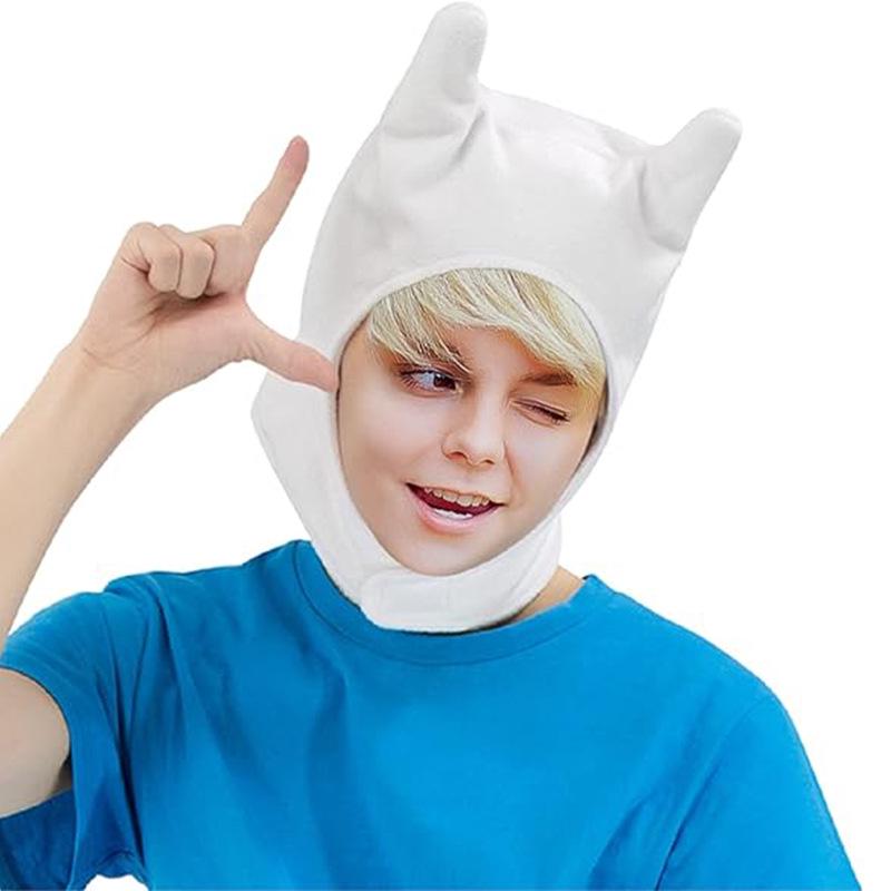 Trendy Cartoon Adventure Time Finn Hoed - Stijlvol & Veelzijdig.