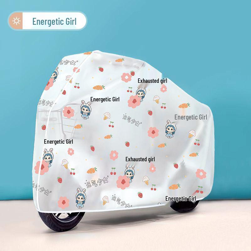 Waterproof Thickened Motorcycle Rain and Dust Cover with UV Protection