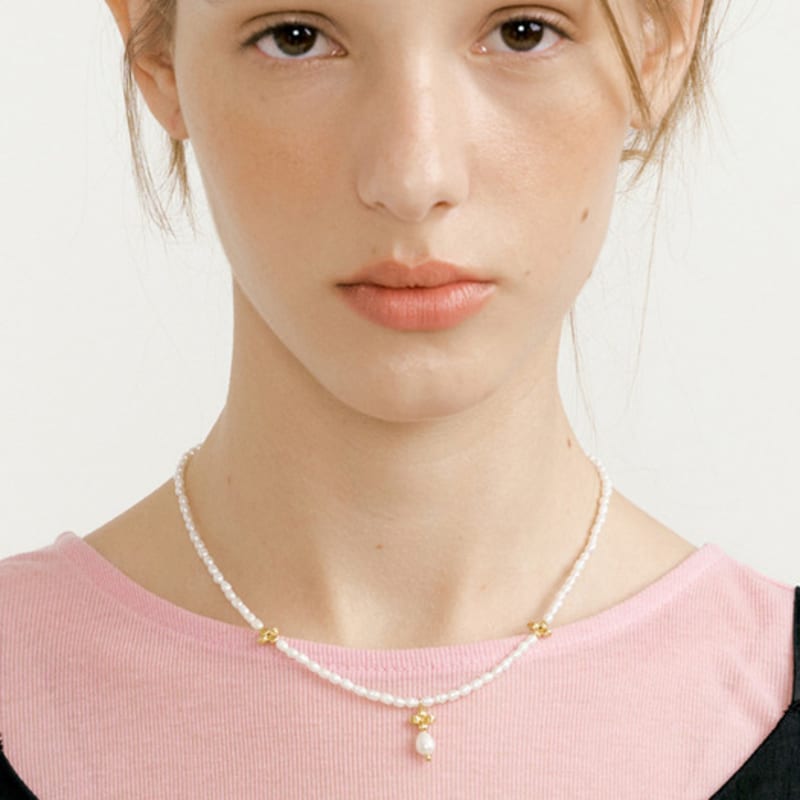 MATIAS Clover Pearl Necklace