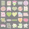 50 Danish Flour Inspirational English Graffiti Stickers Personalized Decoration Mobile Phone Computer Water Cup Stickers