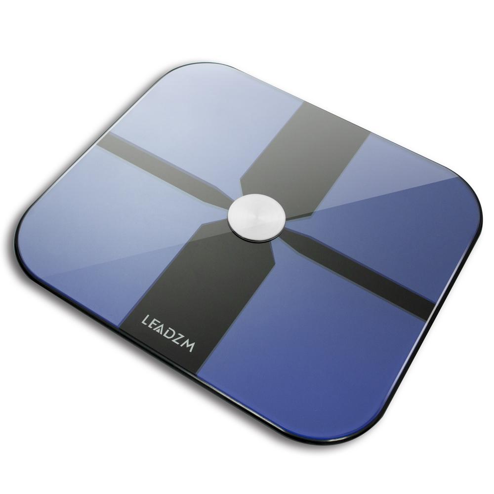 180kg/100g ITO Film Electrode Plate Bluetooth Scale Fat Scale Blue