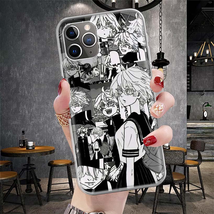 Tokyo Avengers Art Phone Case For Apple iPhone 17 Air 16 15 Plus 14 + 13 Mini 12 11 Pro Max 7 8 SE 16Max Soft Shell Cover Coque