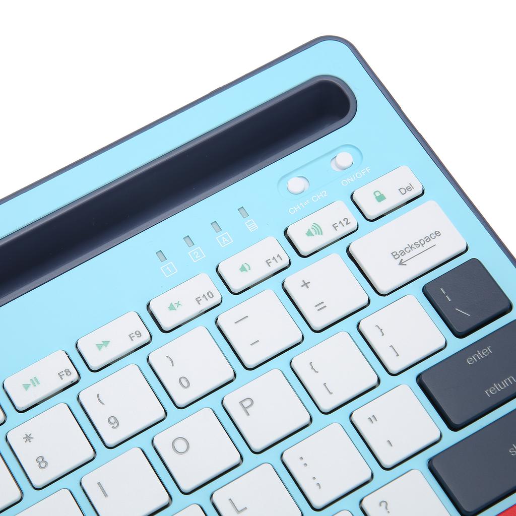 Wireless Keyboard Rechargeable Ergonomics Silent Keys Tablet Keyboard for Phones