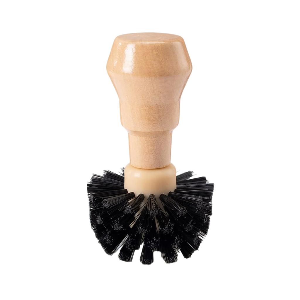 51-58mm Portafilter Cleaning Brush Contoured Espresso Basket Scrubber for Deep Clean Non-Scratch Barista Tool for Home Machines