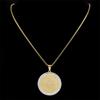 Seven Archangels Medal Angel Necklace for Women Men Stainless Steel Seal of Solomon Protection Chain Jewelry Collar NZZZ504S02