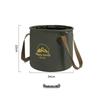 Portable Folding Water Bucket for Camping, Fishing, Foot Bath, and Outdoor Activities