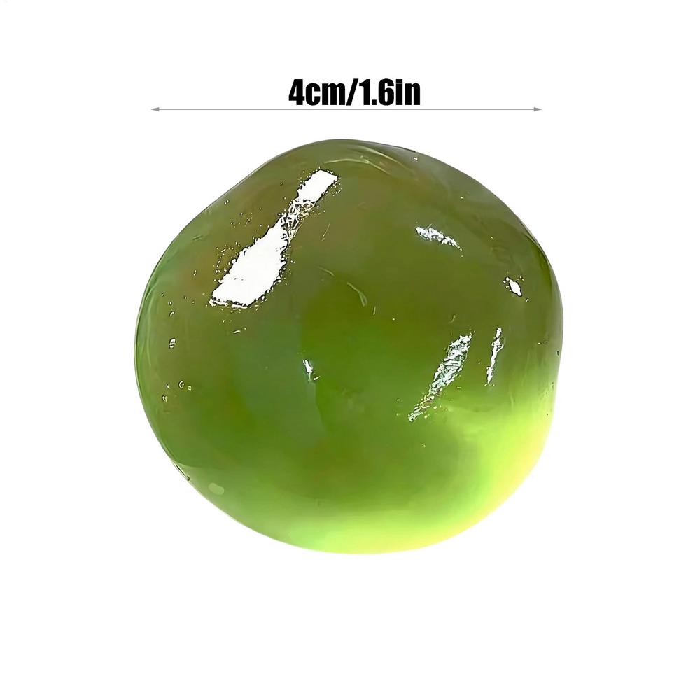 Juguetes Blandos de Maltosa Pelota Anti Estrés Juguete Fidget Anti Estrés Bola Transparente Simulada Blanda Juguetes de Apretar de Rebote Rápido