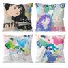 The Colors Within Anime Cushion Cover Pattern Printed Pillowcase for Living Room Sofa Cushion Cover & Bedroom Decor