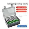 AA/AAA Battery Storage Box: Holds 24 AA & 30 AAA Batteries, Sizes 5 & 7