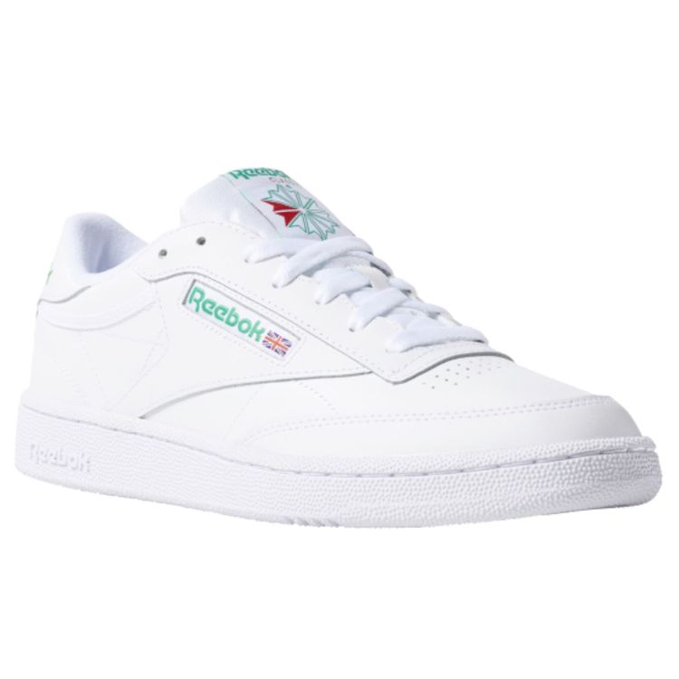 Reebok Club C 85 White Green Unisex Sneakers AR0456