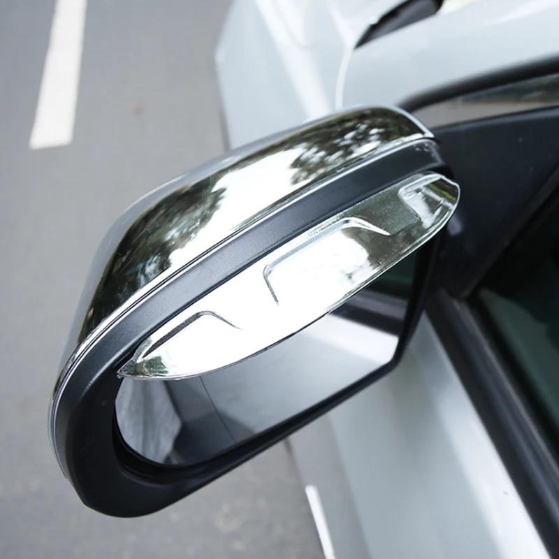 ABS Chrome Car Rearview Mirror Cover Rear View Mirror Trim Sticker for Jeep Compass 2016- 2018 for Jeep Renegade Stickers