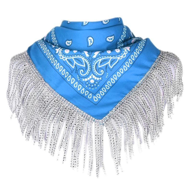 

Cowgirl Bandanas for Rhinestone Neckerchief Bandanas For Women Bachelorette Bandanas Cowgirl Bachelorette Fringe Bandan