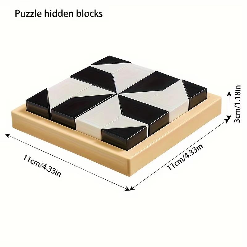 

120 Level Hidden Block Puzzle For 3+Years ABS Material Enhances Logic and Spatial Reasoning Suitable for 3-8 Year Olds Kids gift