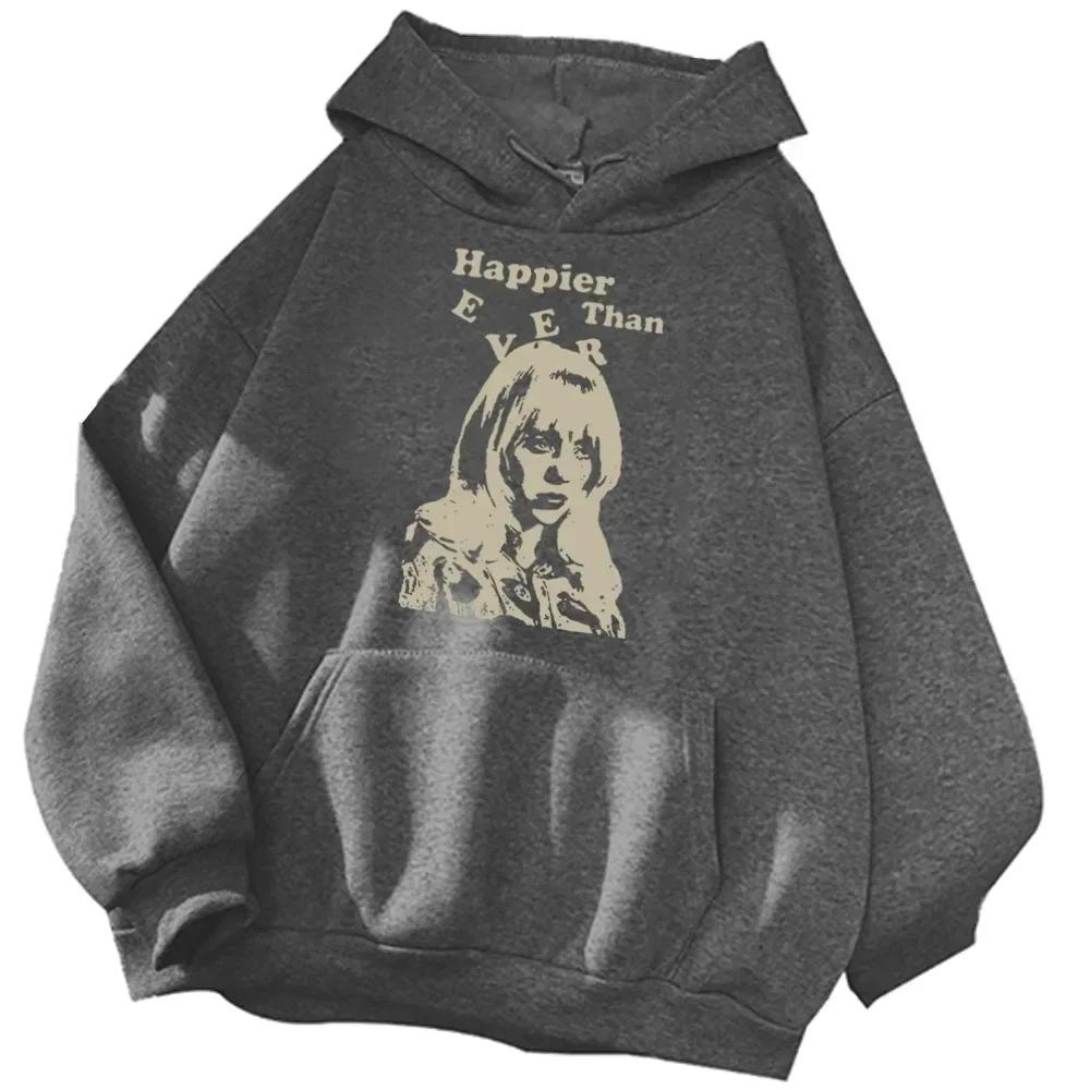 

The Forever Happy Forever lettered hooded sweatshirt is a casual and personalized streetwear gift for the music album S