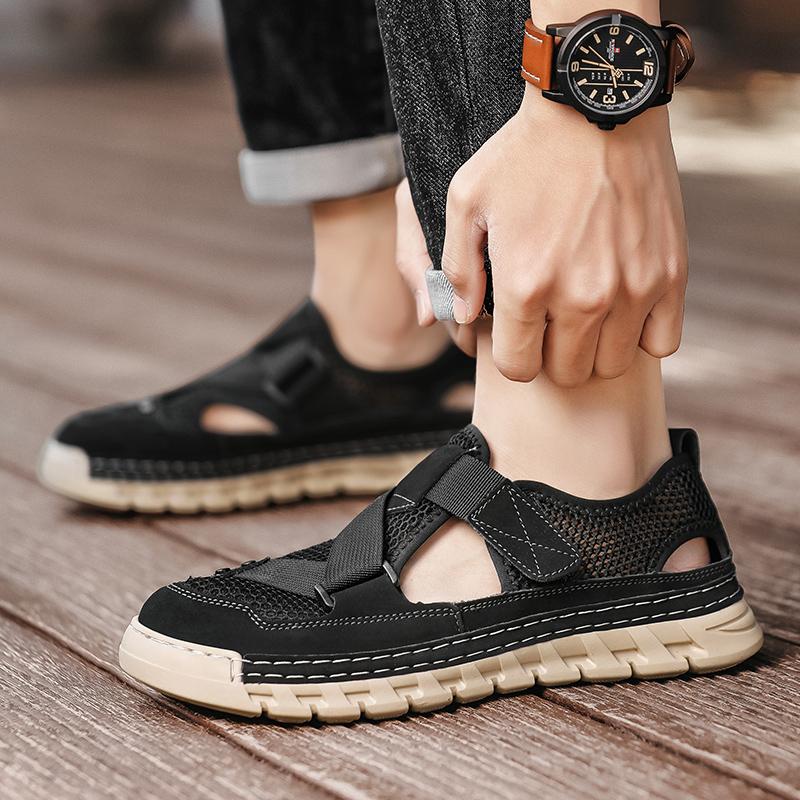 Fashion Casual Business Summer Men's sandal Leisure breathable high-quality style Office party Outdoor daily beach shoes Plus Size
