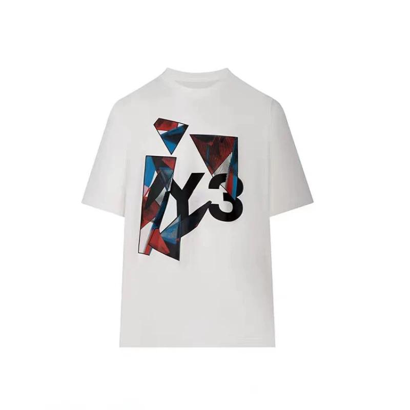 Men and Women Short Sleeved T-shirt Fitness and Sports Loose Hip-hop T-shirt 100% Cotton Top Exercise Ironing Cool and Handsome