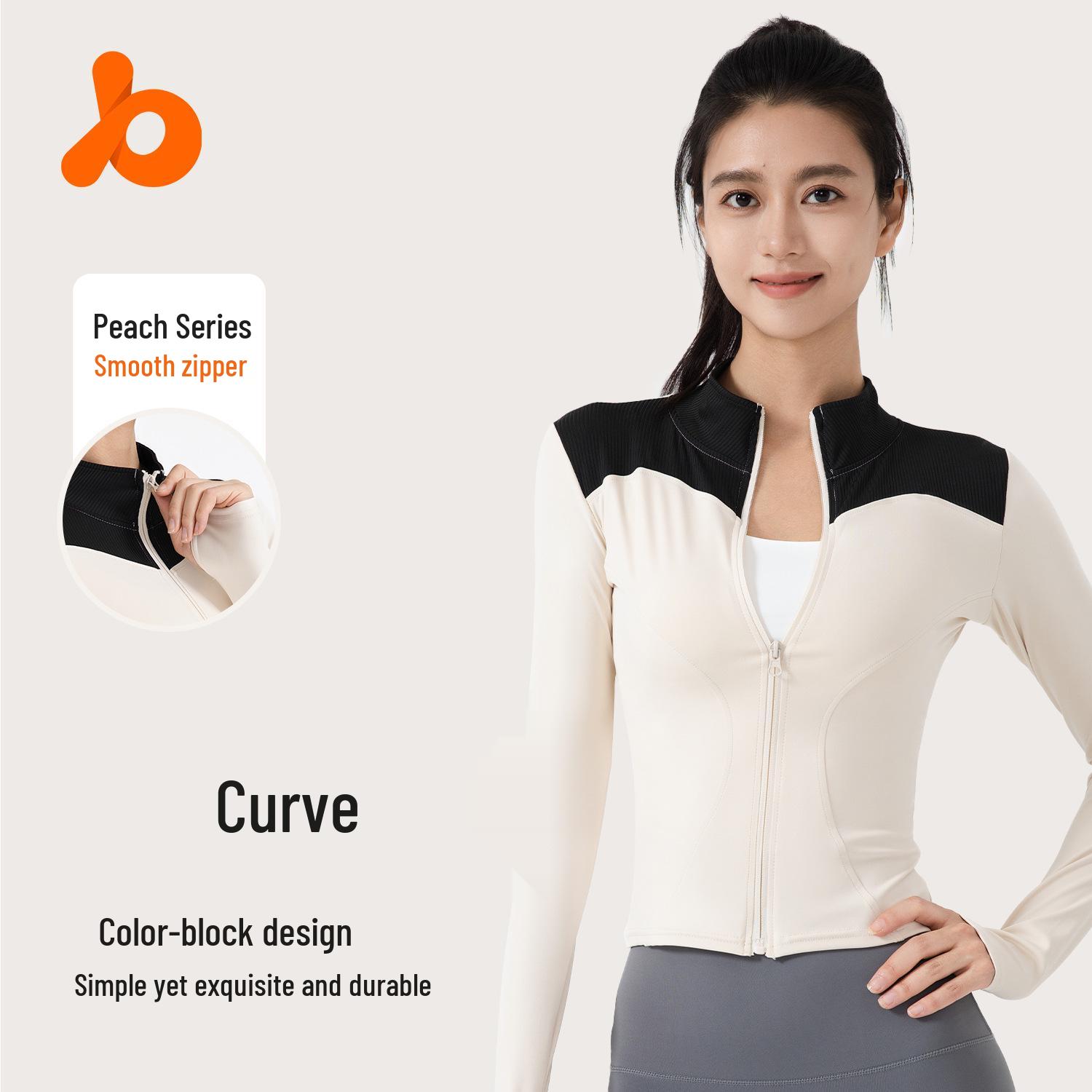 

Juyi Hall Women s Slim Fit Long Sleeve Yoga and Running Jacket S зірка/чорний