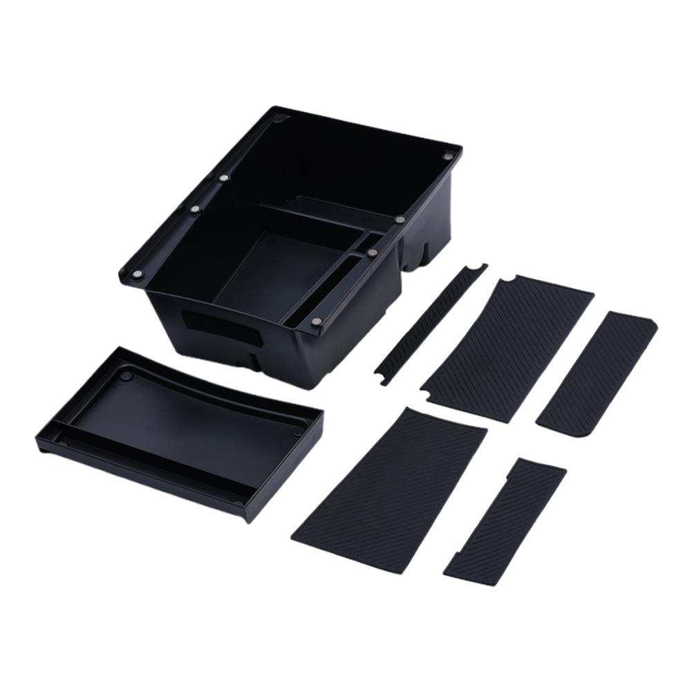 Car Armrest Under Storage Box Organizer Tray For Kia Ev3 Car Interior Sorting And Storage Wear Resisting & Scratch-resistant