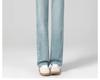 Women's 2025 New Spring/Autumn Slimming High Waist Straight-Leg Jeans - Light Color, Petite Fit with Wide and Narrow Leg Options