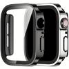 Waterproof Glass+cover For Apple Watch series11 10 9 8 7 6 se3 46mm 41mm 44mm 40m 41mm 45mm Ultra1/2/3 49mm Straight Edge Screen Protector accessories