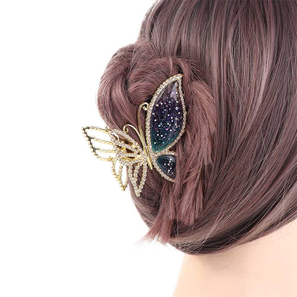 Barrettes Female Temperament Head Hair Clips Delicate Hairpin Hair Accessories Butterfly Hair Claw