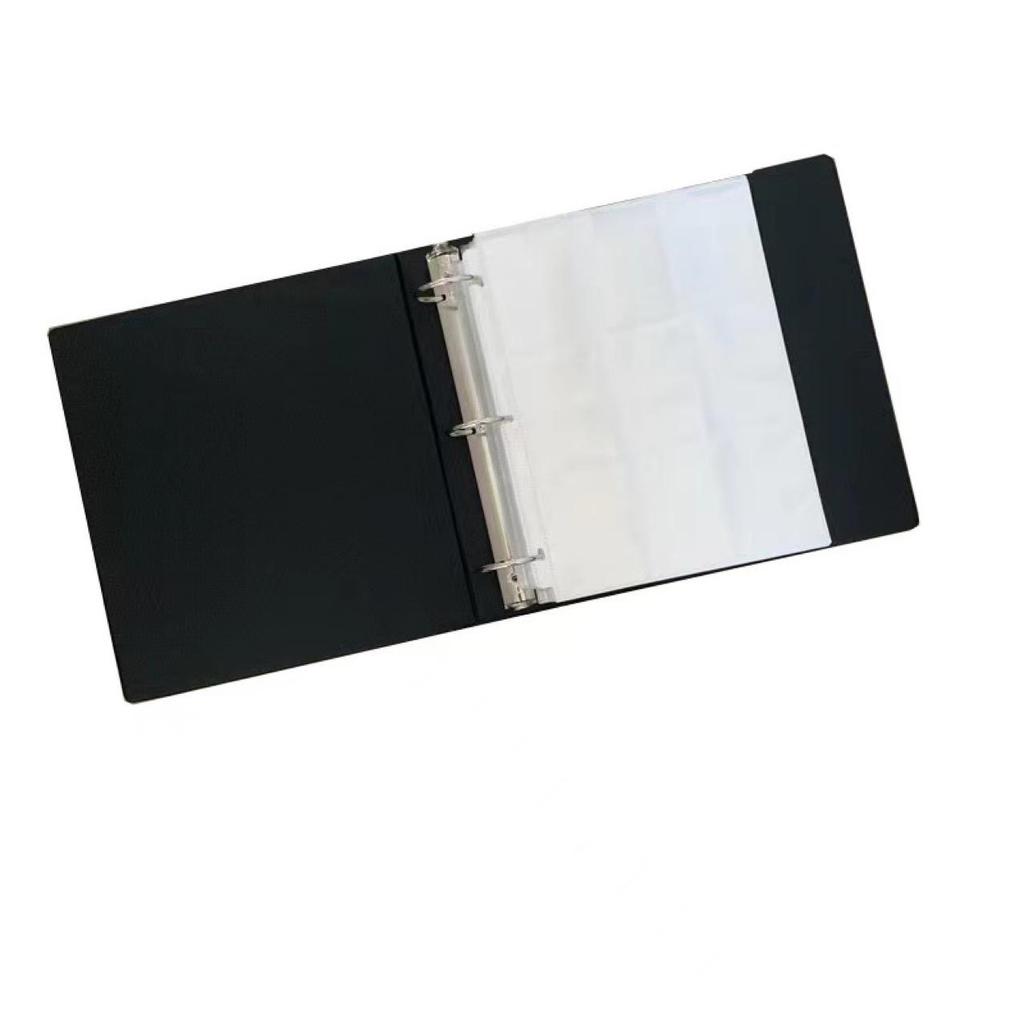 PVC Faux Leather Large Capacity Loose-Leaf Card Album and Photo Organizer