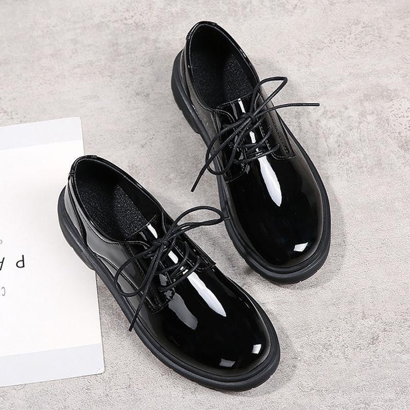 

Черные рабочие туфли женские новые профессиональные рабочие нескользящая мягкая подошва не устают ноги осень и зима маленькие кожаные туфли 40