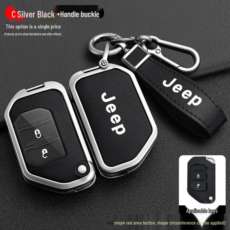 Jeep Grand Cherokee/Wrangler/Gladiator Folding Key Protective Case