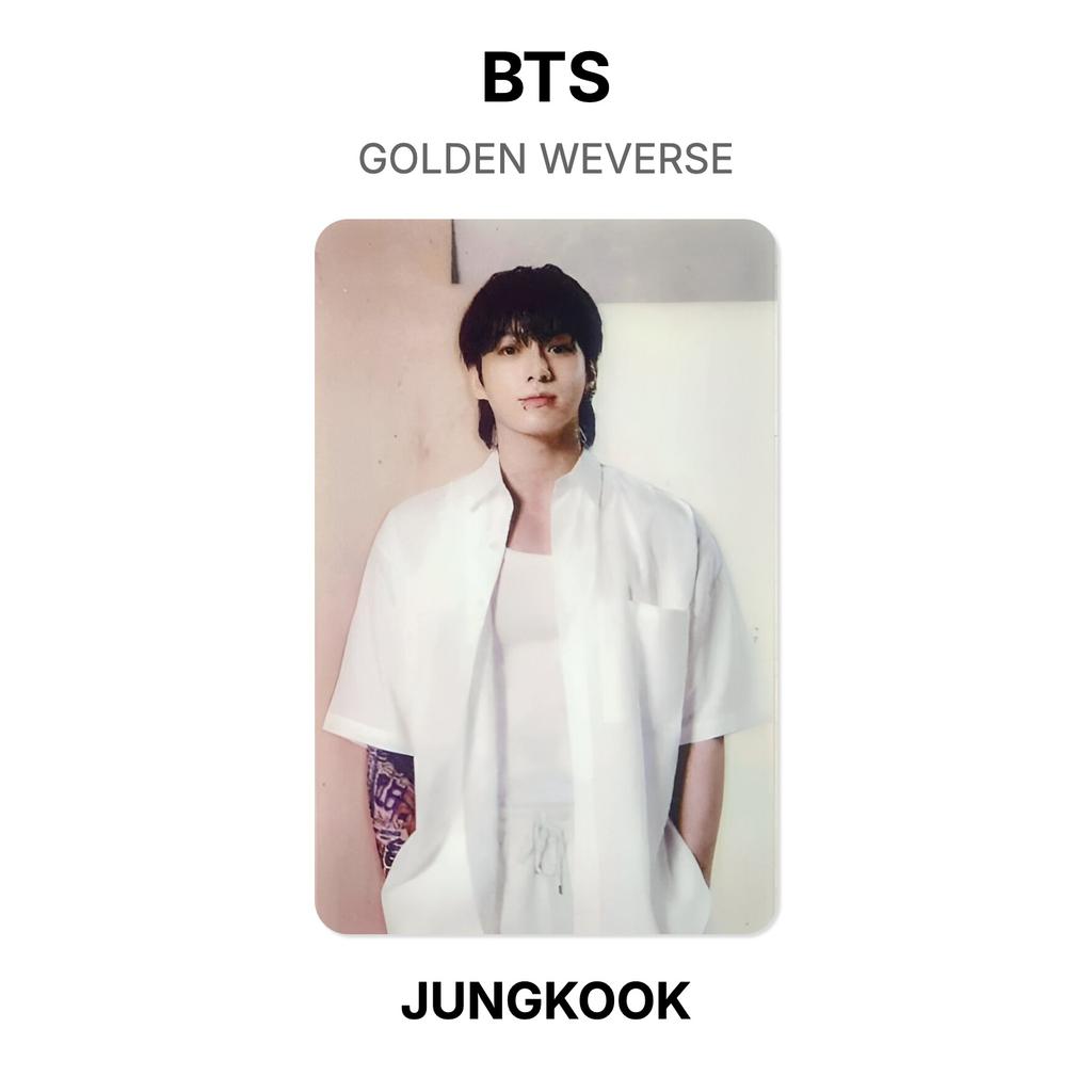 BTS GOLDEN WEVERSE Official Photocard