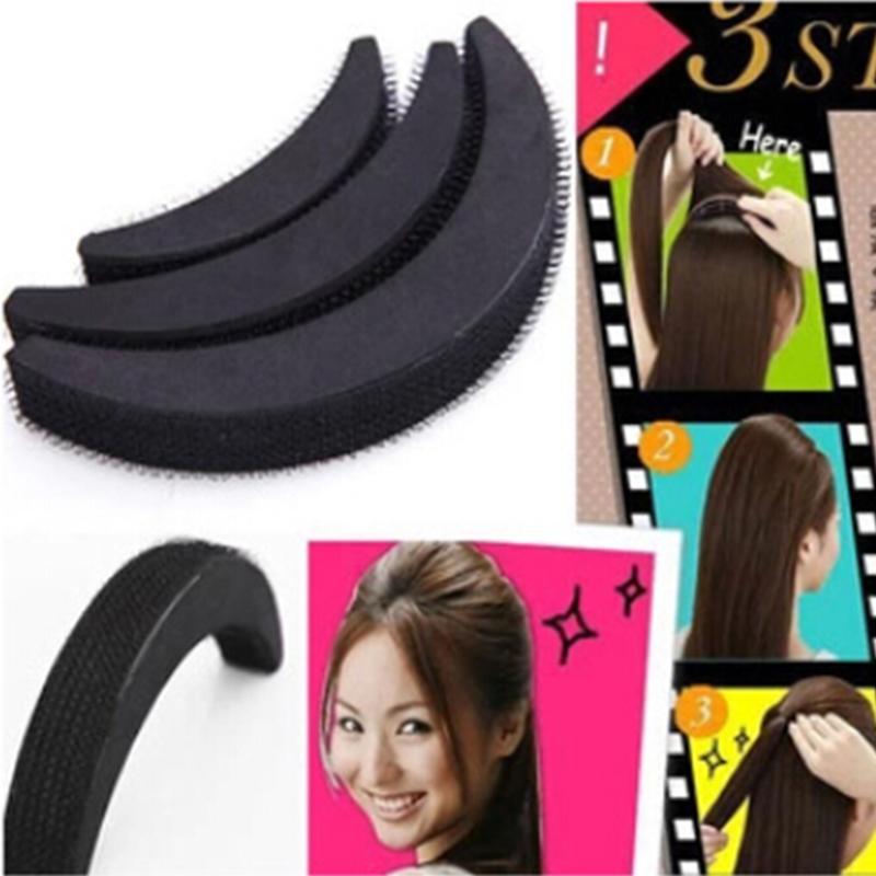 3X Different Size Women Volume Hair Base Diy Bump Styling Insert Tool