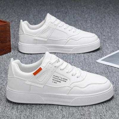 Fashion Men Little White Shoes 2025 Spring New Thick Bottom Fashionable Versatile Casual Running Sneakers Youth Walking Casual Shoes