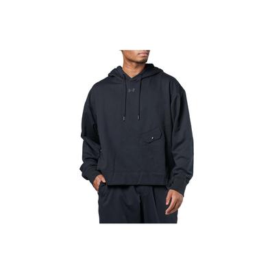 Düz Renk Günlük Bol Kesim Kapüşonlu Kazak Uzun Kollu Sweatshirt Erkek sweatshirt Siyah 1387974-001