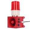 Industrial Warning Lamp 120DB Audible Visual Alarm Waterproof Security Strobe Light