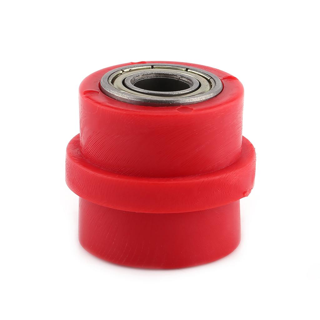 10mm Drive Chain Pulley Roller Slider Tensioner Wheel Guide For Street Bike Motorcycle ATV Red