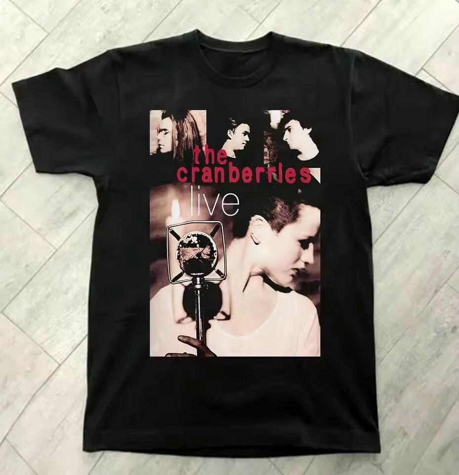 The Cranberries Kapela Živě v Londýně Unisex Černé Tričko Velikost S-5XL Unisex Tričko