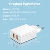 2 Ports Dual USB Charger Fast Charging Mobile Phone Charger Adapter QC3.0 For Samsung Xiaomi Huawei EU/US/UK Plug Wall Adapter