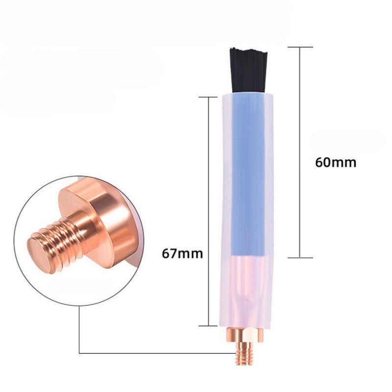 3PCS 6mm/8mm/10mm Copper Head Weld Brushes Polishing Machine Welding Accessories For Weld Seam Bead Joint Cleaning