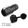 CNLINKO LP12 2/3/4/5/6/7/8pin Male Female Electrical Push Pull Plug with Socket IP67waterproof Plastic Solar Panel Mount Quick-Connect Connectors