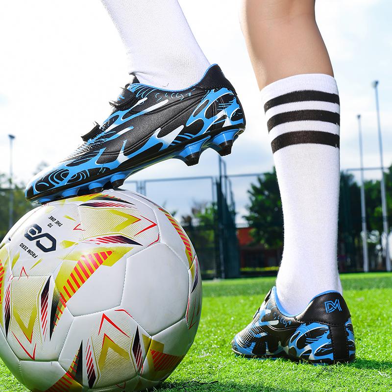 Scarpe da Calcio da Ragazzo Suola Morbida in Gomma Scarpe da Calcio da Allenamento Professionali per Erba Sintetica per Ragazze