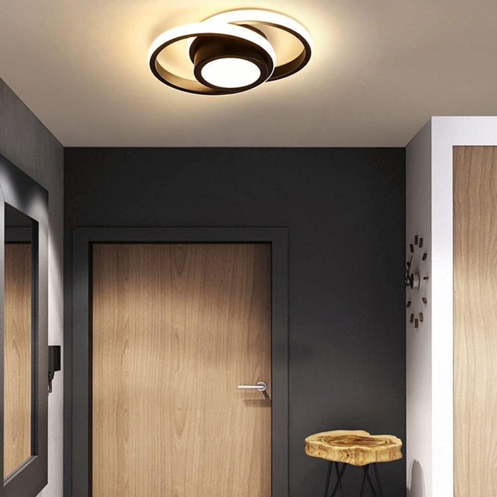 Round LED Ceiling Light 3 Color Temperatures Flush Mount Light for Kitchen Bedroom Laundry Closet Room