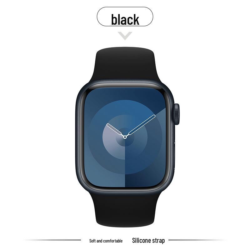 Kompatibles Silikonarmband für Apple Watch Series 8, 9, 10 und 11 - Neues Standardmodell für Mädchen (S)