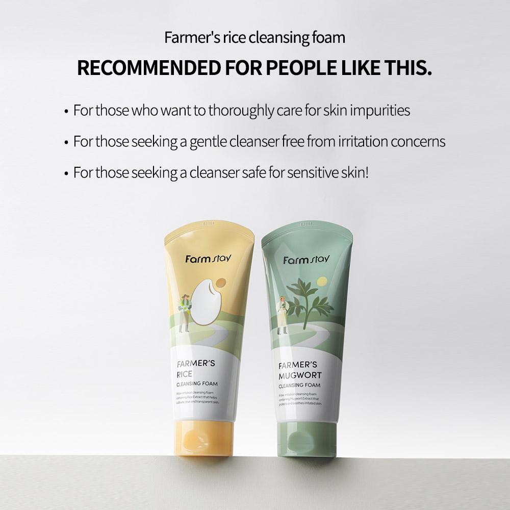 Farmstay Farmers Mugwort Cleansing Foam 180ml