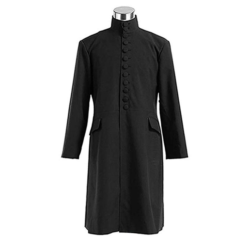 Cadılar Bayramı Cosplay Snape Profesör Kostümü Harry Potter Büyücü Cübbesi Erkek Sahne Performans Kıyafeti