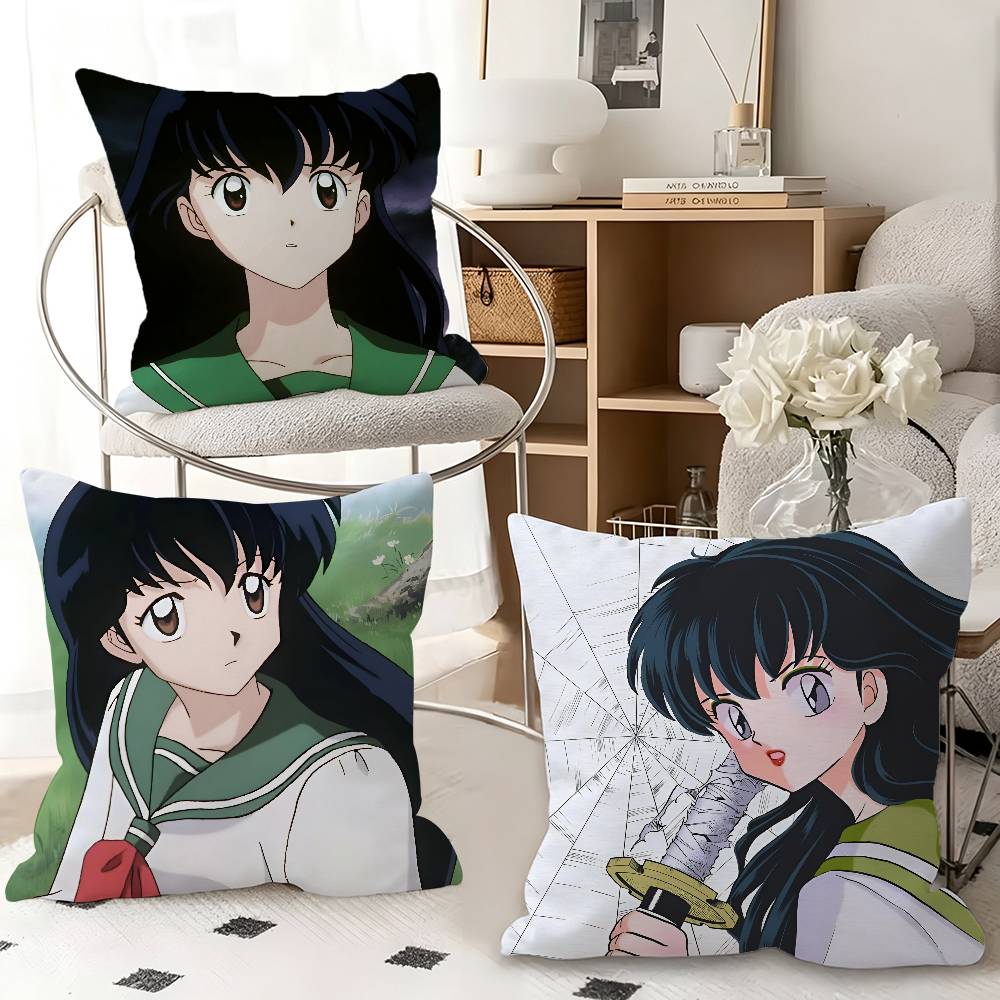 1pc Kagome Higurashi Pillow Case Fashion Square Pillowcase Bedroom Sofa Room Ins Decoration Leisure