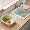 Large Rectangular Plastic Washbasin for Laundry, Vegetables, and Baby Care